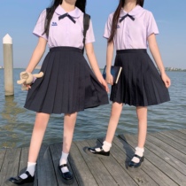 Thai school uniform Nano taboo girl jk uniform genuine original first love female short-sleeved shirt Thai school uniform set