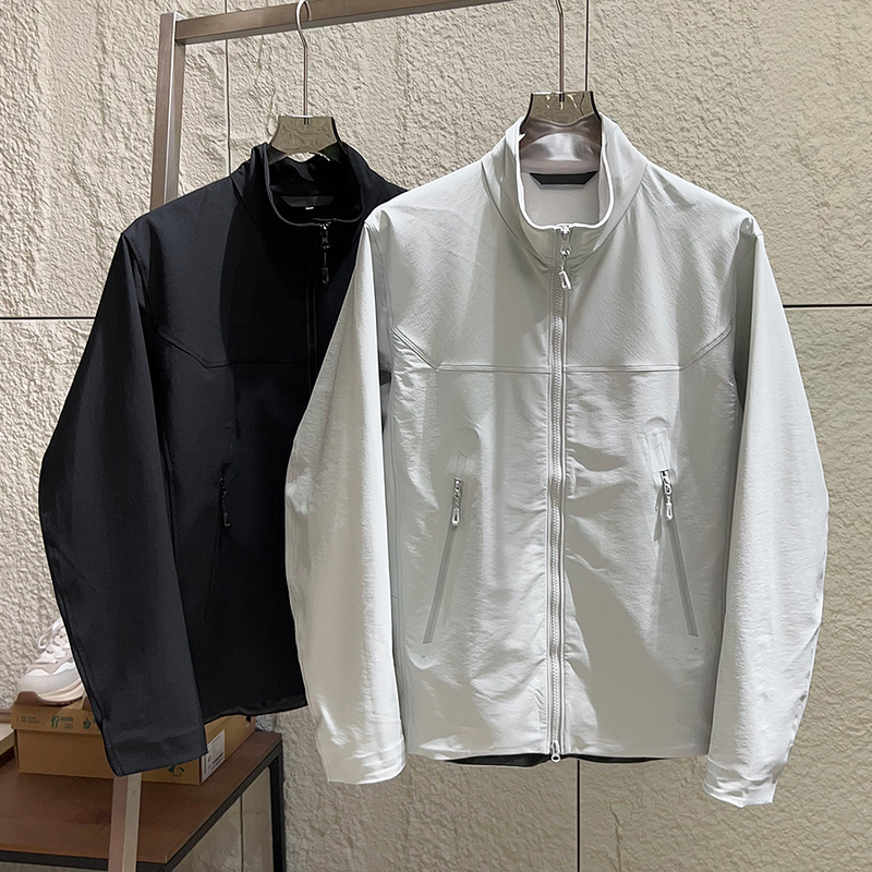 Outdoor Alternative Series! 3D Tailored Dwr Waterproof! Autumn Scratch-Resistant and Wear-Resistant Outdoor Softshell Stand-Up Collar Jacket for Men