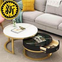 High-end simple metal e-metal high-low combination space-saving removable mini table steel frame living room table home storage
