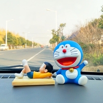 Creative cute cartoon kitten trembles with car decoration car car doll decoration toy