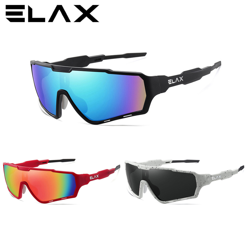 ELAX Outdoor Sports Cycling Glasses Mountain Running Highway Electric Bicycle Motorcycle Motorcycle Sun Protection