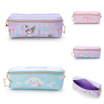 New Cartoon Printed Pen Bag Cute Culomi Jade Gui Dog Large Capacity PU Zipper Stationery Bag Girl Makeup Bag