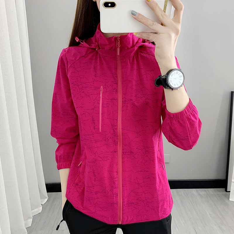 Sunscreen men's summer outdoor sport skin cloak slim speed dry outdoor jacket sunscreen for female anti-UV breathable