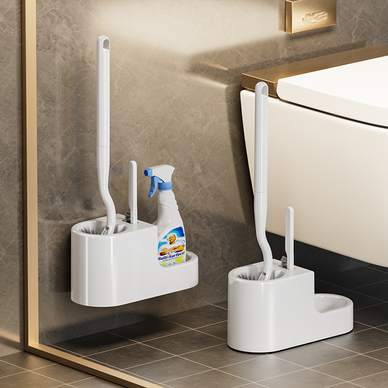 Toilet Brush for Home Use, Disposable, No-Drill Toilet Brush, Bathroom Toilet Cleaning Set, Toilet Cleaning Tool