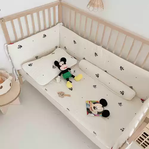 Брендовая кроватка, бортики, лента для новорожденных, защитная сумка, детское съёмное ограждение для приставной кровати, защита от столкновений
