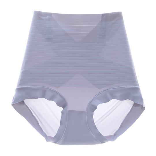 Jin Miao high-waist thin nylon belly-closing underwear