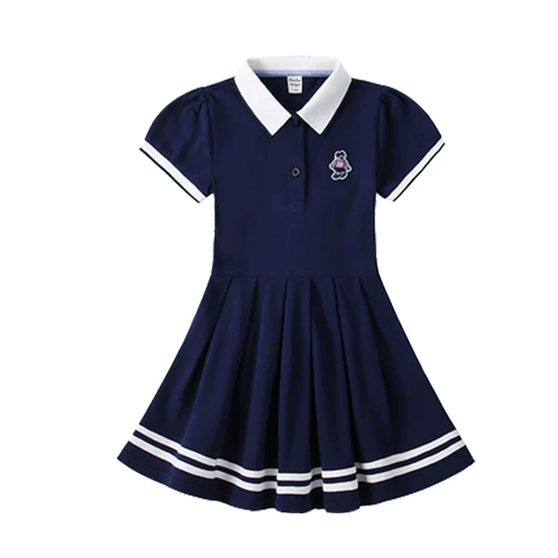 Летнее платье, спортивная юбка ученицы по теннису бейсбола с short sleeve