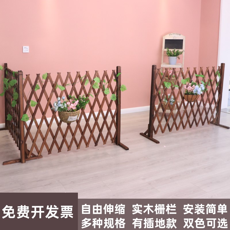 Outdoor anti-corrosion fence stretching fence mesh flower creatively decorated kindergarten courtyard fence balcony