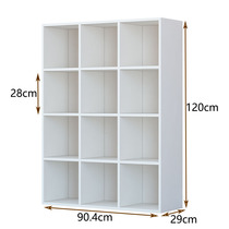 Custom Children Bookshelves Landing Bookcase Wood Plaid Cabinet Free Combined Lockers Finishing Cabinet Containing Shelf