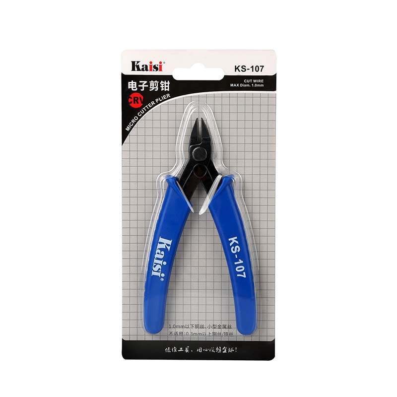 Jinkas KS-107 Lengthened needle-nose pliers tiger pliers crimping pliers wire pliers oblique-nose pliers electrician pliers pointed pliers
