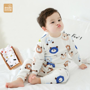 【全尺寸同价】春秋纯棉儿童睡衣套装