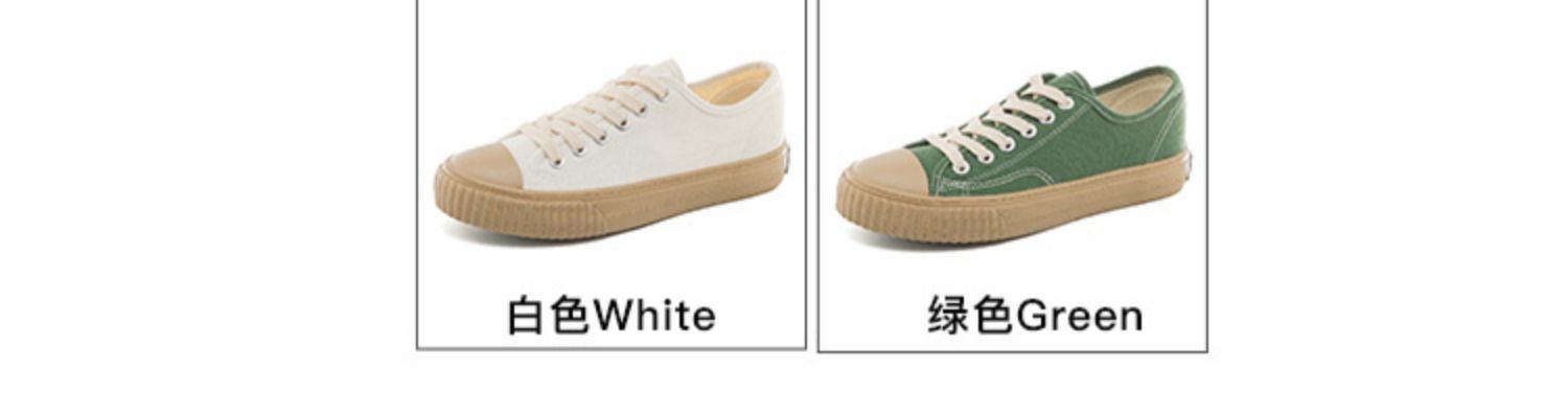 Giày vải Nhật Bản nữ sinh viên Hàn Quốc mùa hè hoang dã retro in giày nữ thấp giúp giày ulzzang nữ triều - Plimsolls giầy dior nữ
