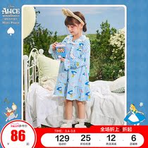 (Alice) minipeace peacebird childrens clothes girls home clothes princess sleeping skirt tide foreign ole