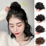 Кудрявый парик, заколка-крабик изготовленная из настоящих волос, аксессуар для волос, заколка для волос, придает объем