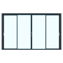 Xinhaoxuan 45 sliding door 1 kitchen 2 bathroom package kitchen sliding door living room balcony partition door bathroom door customization