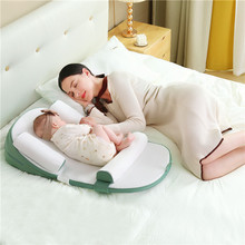 Baby anti spitting ramp mattress, newborn anti overflow and anti choking milk, baby mother feeding and nursing pillow tool