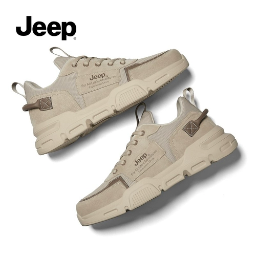 Jeep, джип, спортивная демисезонная дорожная повседневная обувь для отдыха, 2024 года, новая коллекция, из натуральной кожи