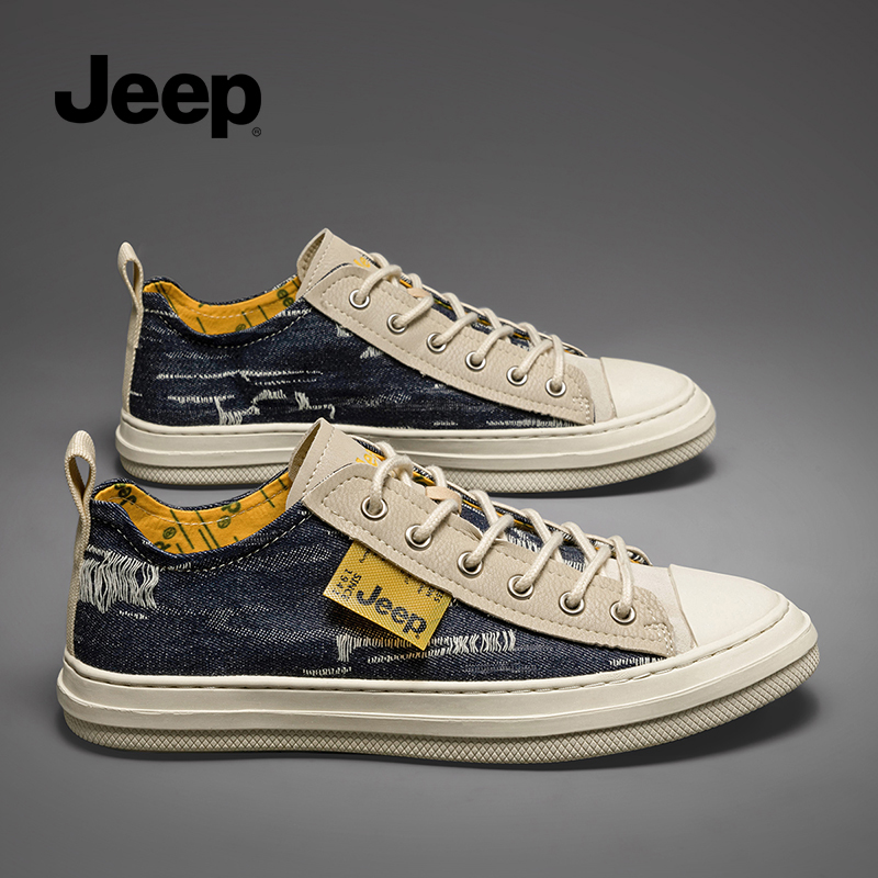 jeep gip jeep shoes summer men's shoes casual board shoes low help sails shoes men 2022 new breathable fabric shoes