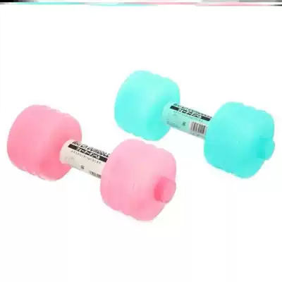 Sports men and women children plastic irrigation fitness device competitive water dumbbell water injection daily practice arm muscle lift hip