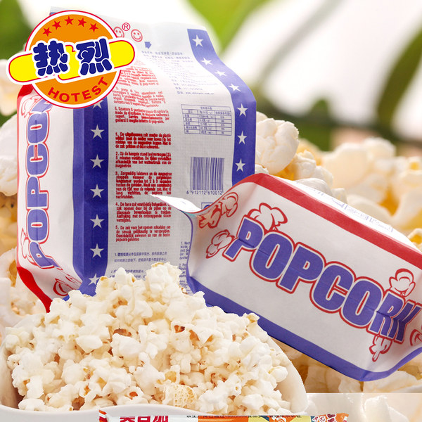 热烈  奶油味微波炉爆米花 100g*10袋  天猫优惠券折后￥13.9包邮（￥16.9-3）20包￥26.9包邮