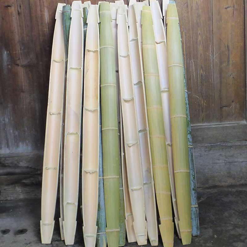 Performance Nanzhu Big Flat Shoulder to pick Water Builders Props Flat Shoulder Garden Decorations Home Handmade Bamboo Flat Load