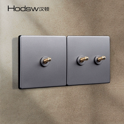 Ретро латунный переключатель, настенная световая панель