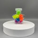 2-Pack of Creative Wall-Climbing and Rolling Little Elves, Sticky Wall-Climbing Colorful Small Thorn Balls, Furry Balls, Children's Small Toys