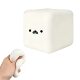Cross-border cute seal dumpling pinch white square tofu ball soft and waxy feel adult decompression ball office toy