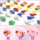 10-Piece Set of Creative Colorful Beads, Little Dinosaur Squishy Toys, Cute Pet Animals, Stress-Relief Fun Toys for Children