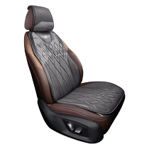 Suede car seat cushion for all seasons in winter small waist full and half package breathable suede seat cover in summer
