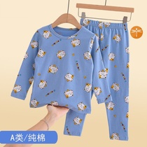  Childrens pajamas Womens autumn and winter underwear Princess style suit Cotton boys autumn clothes autumn pants Cotton sweater Lycra baby