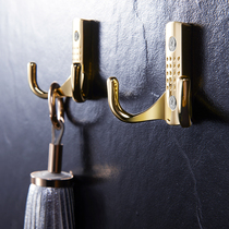 Hanging clothes hook wall double hook into the home shoe cabinet cloakroom door door clothes hook Single wall hanging creative European style hook punching