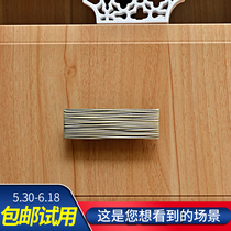 Thickened new Chinese handle wardrobe cabinet wine cabinet solid wood door handle European retro drawer green bronze small handle