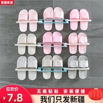 Xinjiang Folding shoe rack folding bathroom shoe rack hanging wall type drain with artifact toilet