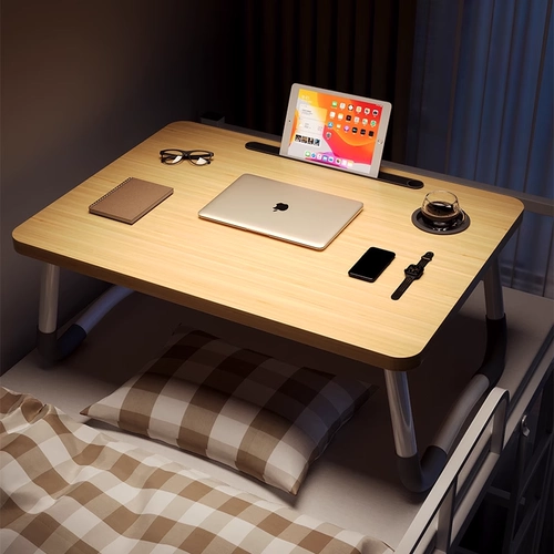 Маленький кровать столик складной компьютер на стол общежития кровать верхняя кровать домашняя спальня для эрклевого окна Детский учебный стол ленивый стол