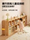 Children's Bookshelf Solid Wood Grid Cabinet Kalek Floor-Standing Combination Picture Book Reading Display Rack Toy Storage Low Bookcase