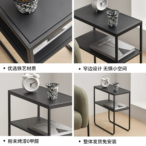 Диван боковой шкаф боковой шкаф гостиная подвижный небольшой журнальный столик свет роскошный элитный приставной столик прикроватный столик прикроватный столик стеллаж для хранения