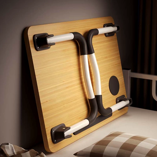 Маленький кровать столик складной компьютер на стол общежития кровать верхняя кровать домашняя спальня для эрклевого окна Детский учебный стол ленивый стол