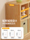 Children's Bookshelf Solid Wood Grid Cabinet Kalek Floor-Standing Combination Picture Book Reading Display Rack Toy Storage Low Bookcase