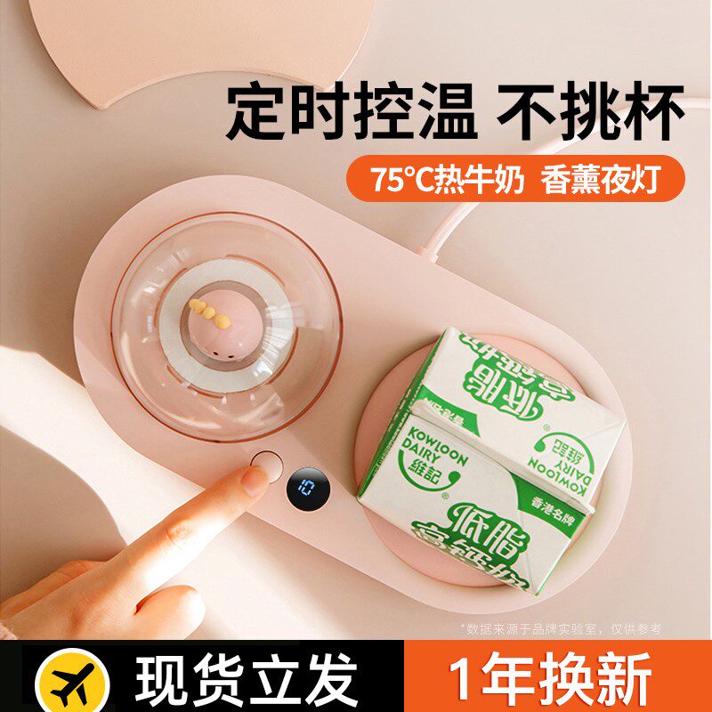 Hot Milk Theorizer Heating Home Wireless Thermostatic Cup Mat Dorm Room Warm Warm Cup Mat Plan Office Water Glass Heating Mat
