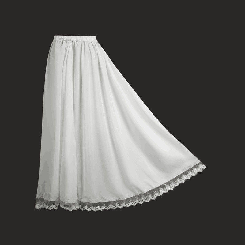 Petticoat Hanfu Hanfu women's petticoat ancient costume with lace three-meter hem bottoming skirt everyday all-match skirt