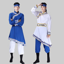 Mongolian dance plays out to Mongolian dance costumes Monchu acting out of costume adult chopsticks dance modern mens dance suit