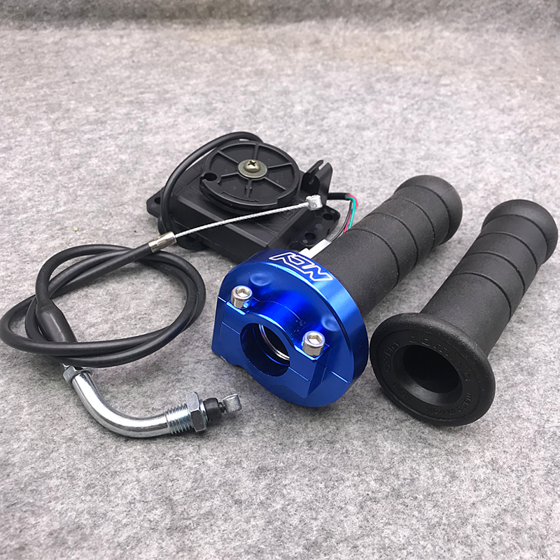 Large twist oil turn motorcycle throttle handle assembly modified central control electric vehicle off-road throttle line refueling turn handle