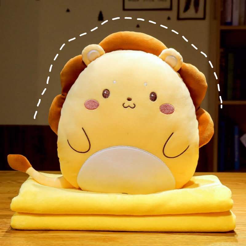 Holding Pillow Quilt Double Duty Office Girls Warm Hands Sleeping Close To Pillow Blanket Pillow Two-in-one Afternoon Nap God