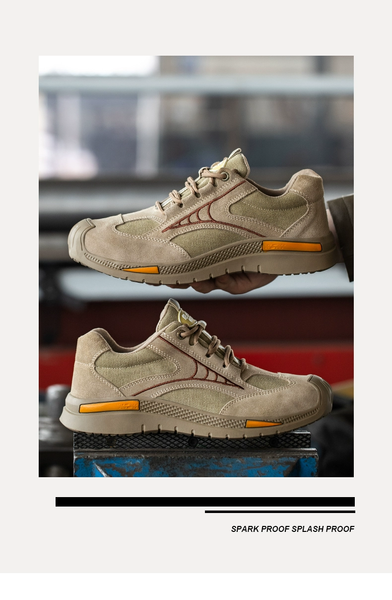 Labor protection shoes for men, winter steel toe caps, anti-smash, anti-puncture, lightweight, deodorant, breathable work shoes, insulated, wear-resistant construction site