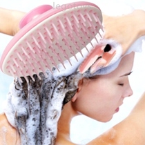 Washing hair comb round barber shop head therapy brush Meridian brush head soft head new massage