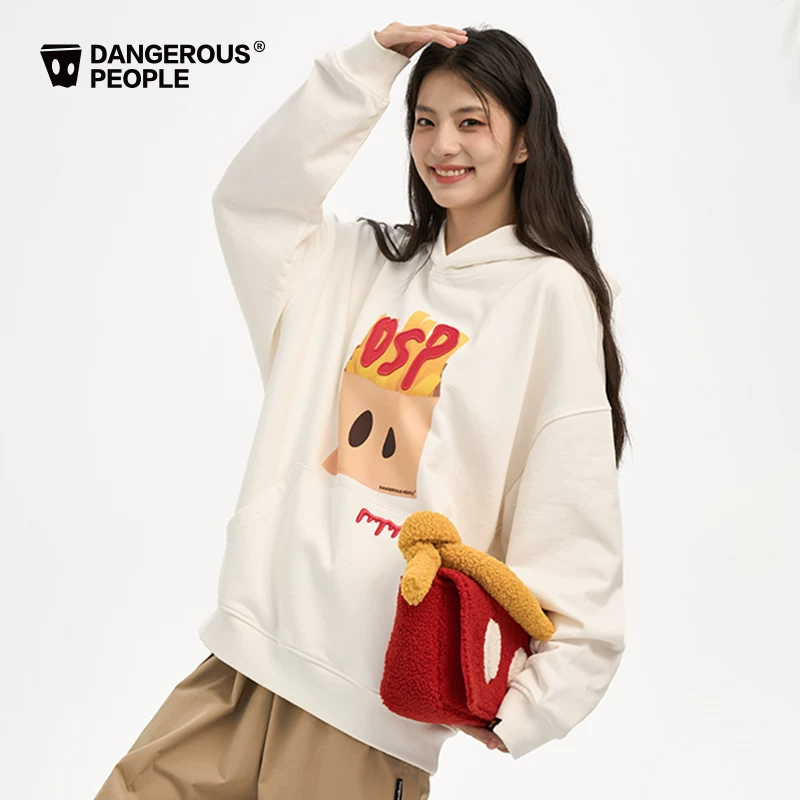 Опасные люди Джокер Сюэ DSP французские fries худи с капюшоном тяжелый модный бренд семейный худи пуловер топ