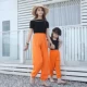 Mùa hè năm 2020 mới cha mẹ mặc quần áo mẹ-con mẹ-con gái quần chống muỗi cho trẻ em siêu mỏng gia đình ba quần đi biển - Trang phục dành cho cha mẹ và con