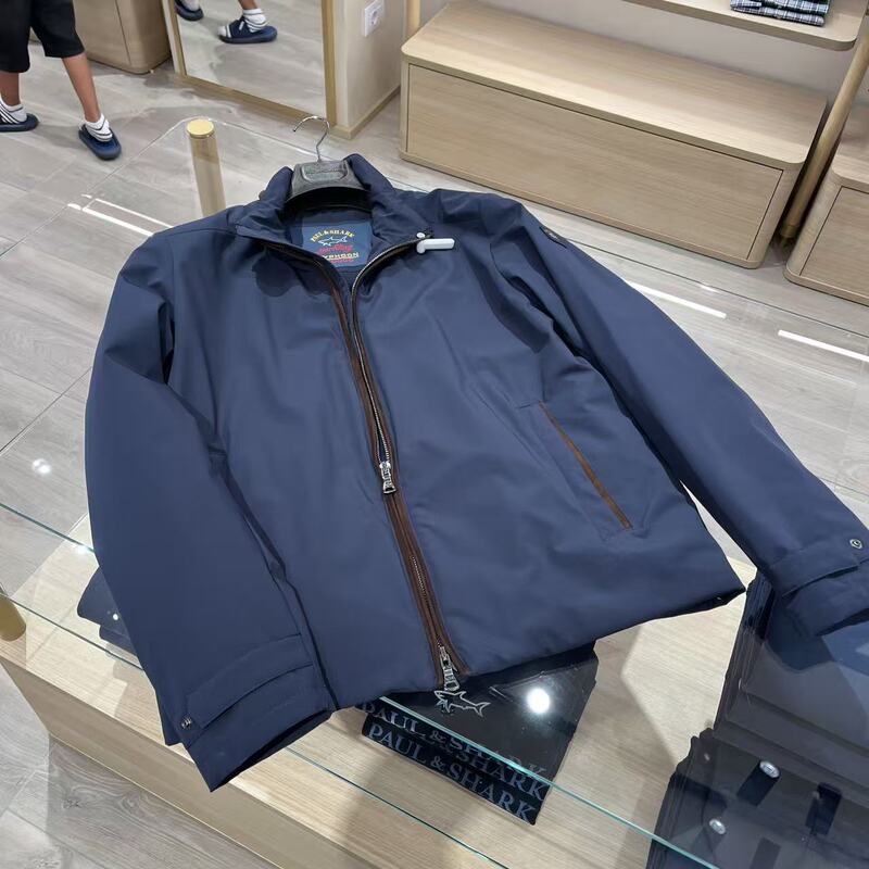 Paul Shark Autumn/Winter Discount: Men's Typhoon 20000 Suede Patchwork P-Cotton Jacket Paul Shark Autumn/Winter Discount: Men's Typhoon 20000 Suede Patchwork P-Cotton Jacket