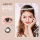 Косметические контактные линзы Weikang Jingzhong Garden cosmetic - это 1 штука цветных контактных линз на полгода, которые удобны, пропускают кислород, увлажняют и не содержат макияжа mini 2